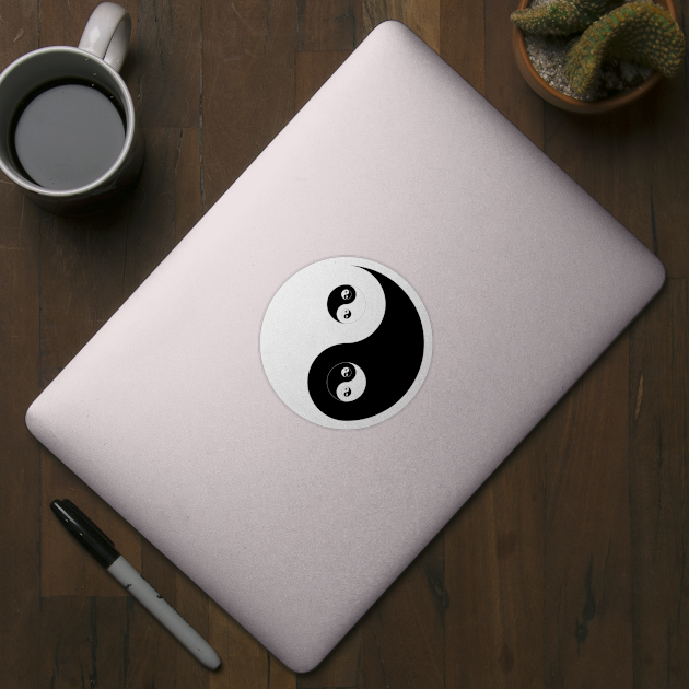 Ying Yang B&W by rupertrussell